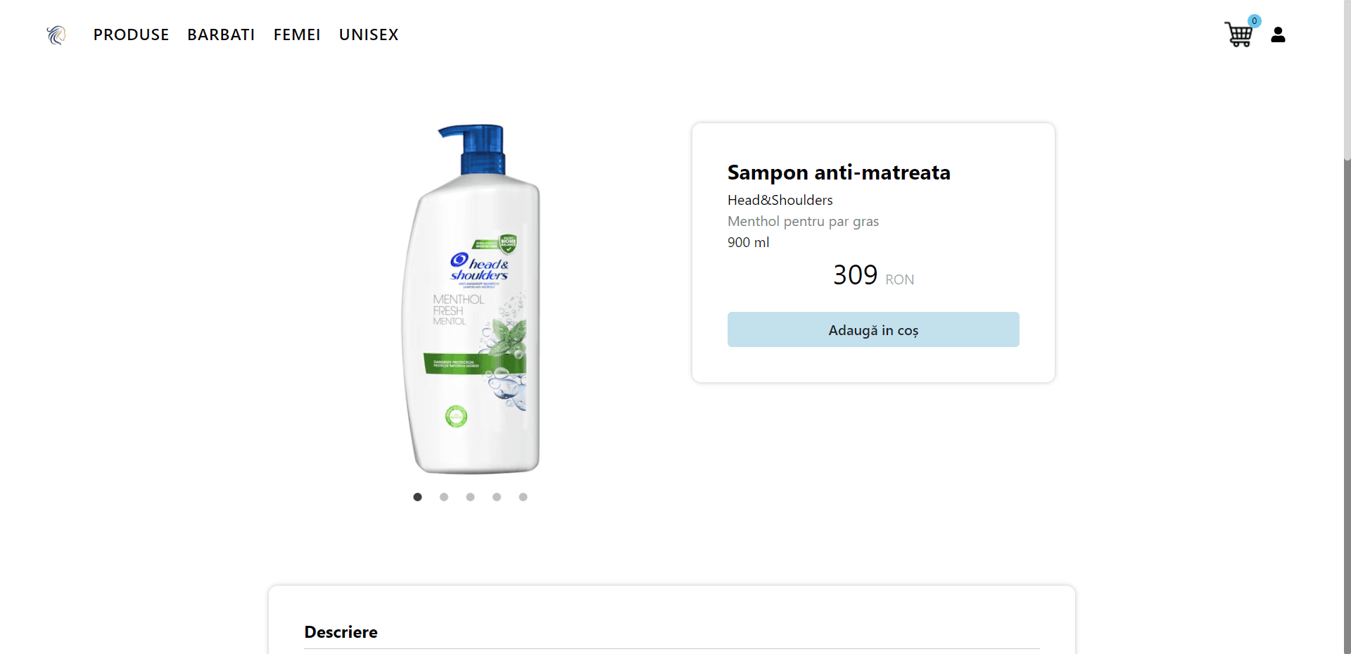 Admin Dashboard Screenshot